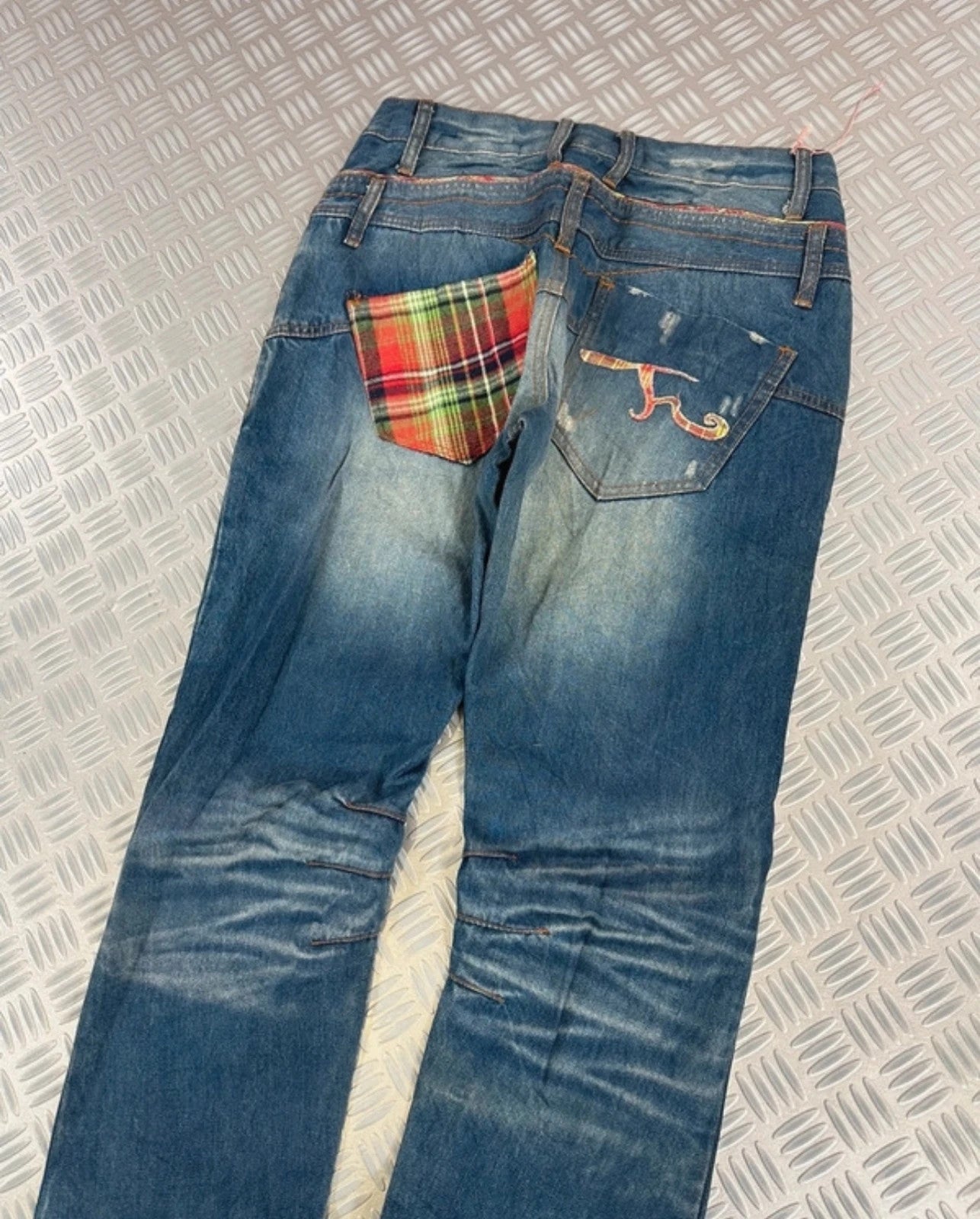 Vintage Y2k Hip Hop Japanese Flared Jeans multipocket 2000s