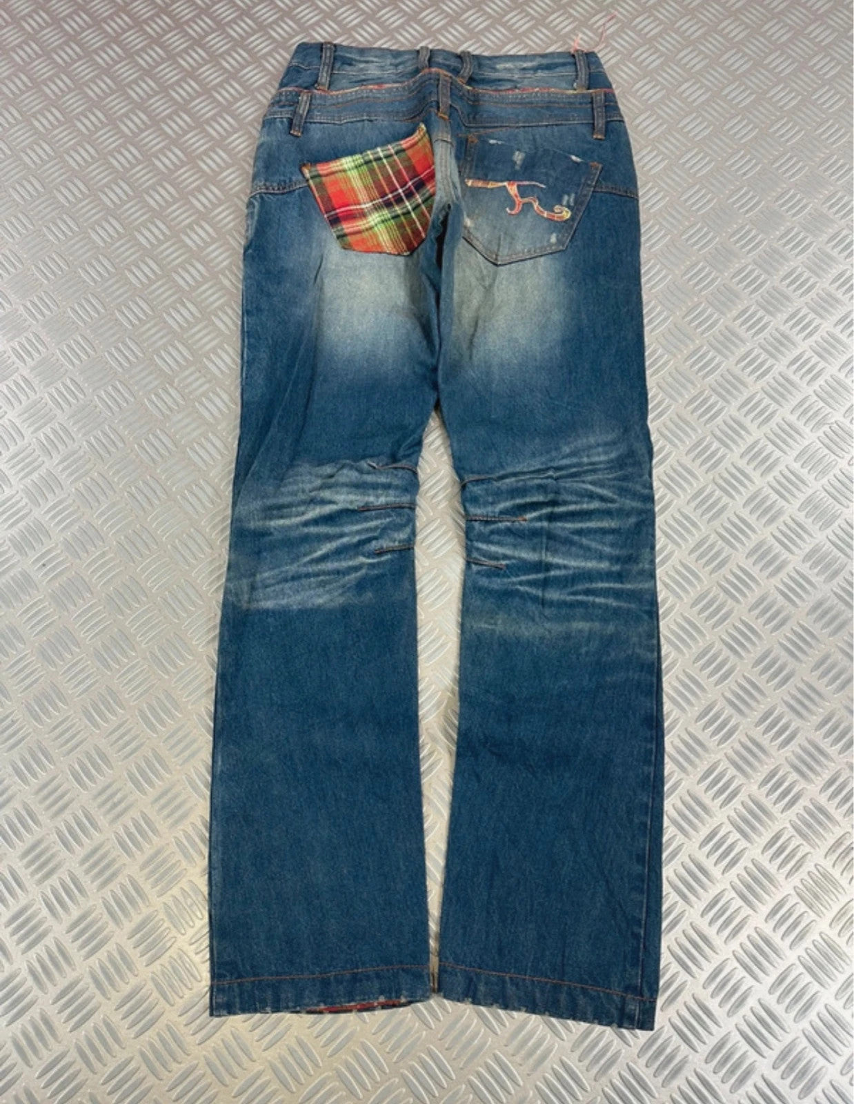 Vintage Y2k Hip Hop Japanese Flared Jeans multipocket 2000s