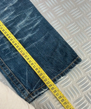 Vintage Onirrri y2k Faded Japanese Hip Hop Jeans 00s