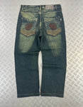 Vintage Hip Hop y2k Baggy jeans skate 2000s