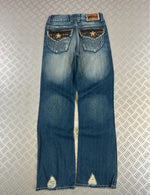 Vintage Big Train y2k Japanese Hip Hop Flared Jeans 2000s