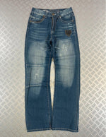 Vintage Big Train y2k Japanese Hip Hop Flared Jeans 2000s