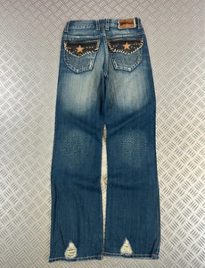 Vintage Big Train y2k Japanese Hip Hop Flared Jeans 2000s