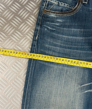 Vintage Big Train y2k Japanese Hip Hop Flared Jeans 2000s