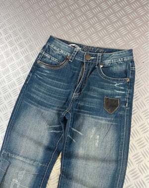 Vintage Big Train y2k Japanese Hip Hop Flared Jeans 2000s