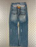 Vintage Tribal Hip Hop Flared Jeans 2000s