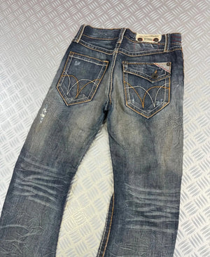 Vintage Tough Curve Japanese y2k Jeans 2000s Hip hop style rare