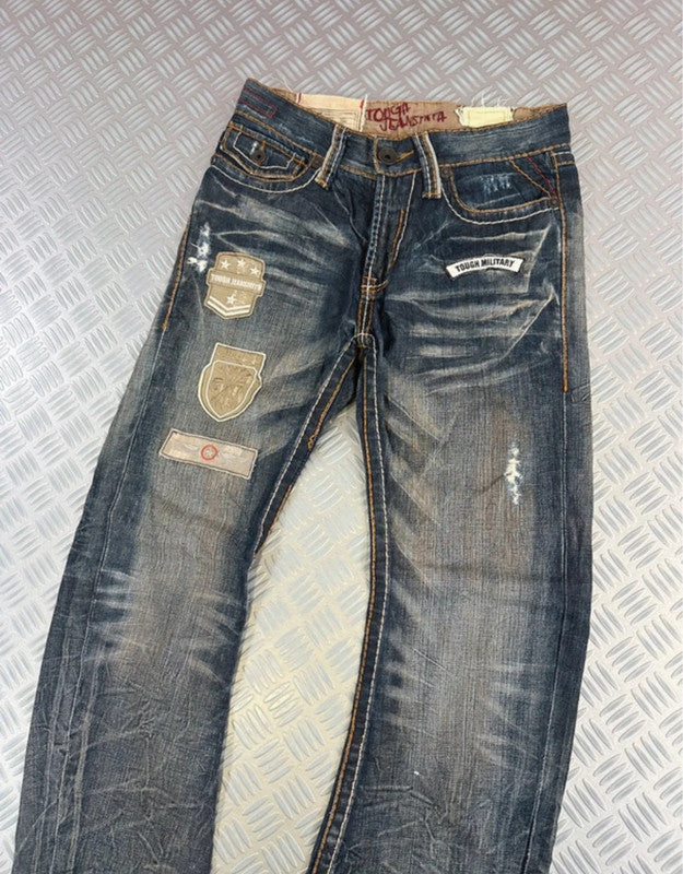 Vintage Tough Curve Japanese y2k Jeans 2000s Hip hop style rare