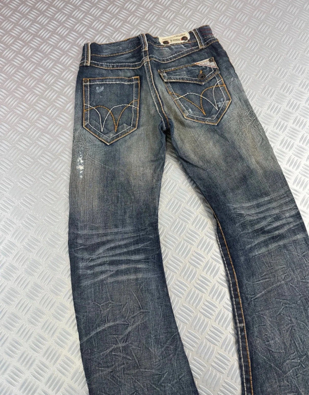 Vintage Tough Curve Japanese y2k Jeans 2000s Hip hop style rare