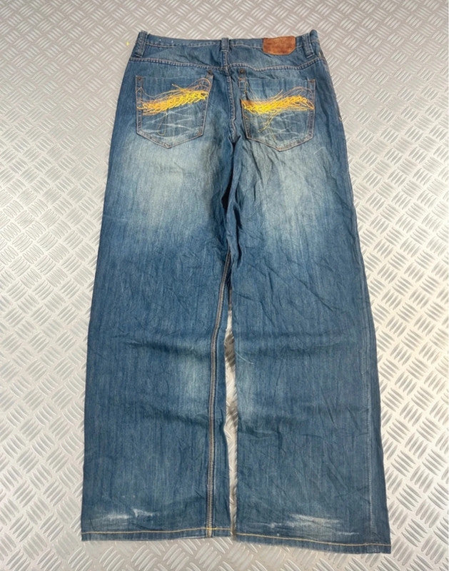 Vintage Rocawear Y2K Hip Hop Baggy Jeans 00s