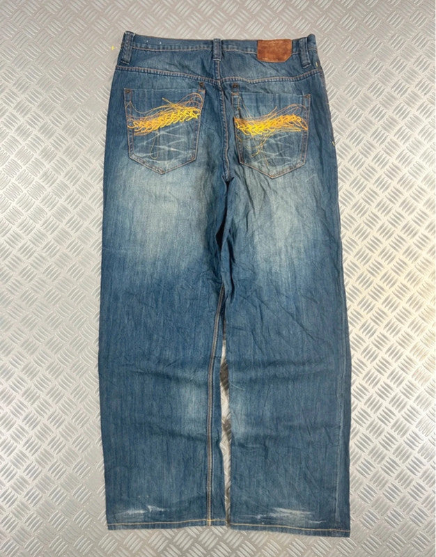 Vintage Rocawear Y2K Hip Hop Baggy Jeans 00s