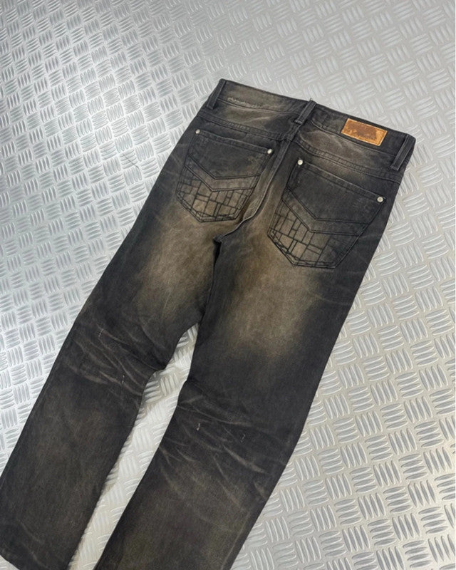 Vintage y2k Hip Hop Kan Tu Ru Jeans 2000s