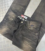 Vintage y2k Hip Hop Kan Tu Ru Jeans 2000s