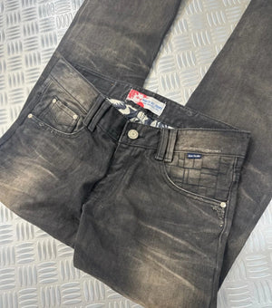 Vintage y2k Hip Hop Kan Tu Ru Jeans 2000s