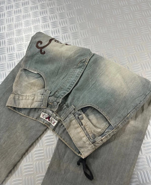 Vintage Hip Hop Y2K Tribal Baggy Jeans 2000s