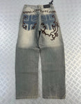 Vintage Hip Hop Y2K Tribal Baggy Jeans 2000s