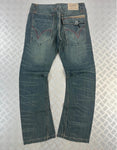 Vintage Curve y2k Hip Hop Japanese Baggy Flared Jeans 00s