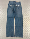Vintage y2k Hip Hop Tribal Flared Jeans 00s