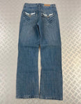 Vintage y2k Hip Hop Tribal Flared Jeans 00s
