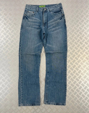 Vintage y2k Hip Hop Tribal Flared Jeans 00s