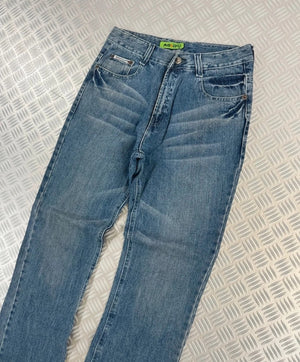 Vintage y2k Hip Hop Tribal Flared Jeans 00s
