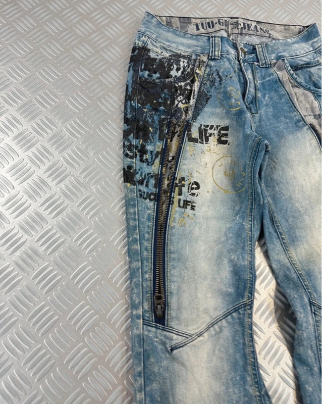 Vintage y2k Japanese Hip Hop Tribal Jeans 00s