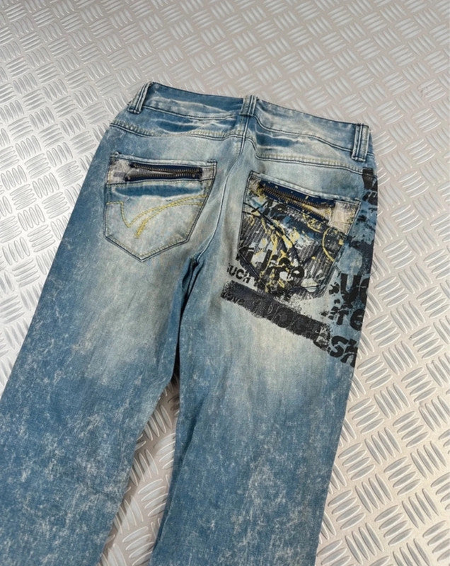 Vintage y2k Japanese Hip Hop Tribal Jeans 00s