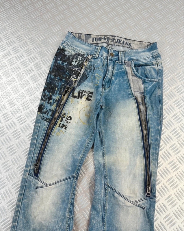 Vintage y2k Japanese Hip Hop Tribal Jeans 00s