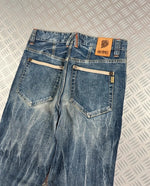 Vintage Flared Oniarai Hip Hop Japanese Jeans 00s