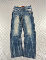 Vintage Flared Oniarai Hip Hop Japanese Jeans 00s
