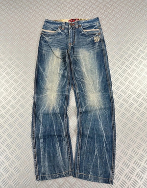 Vintage Flared Oniarai Hip Hop Japanese Jeans 00s