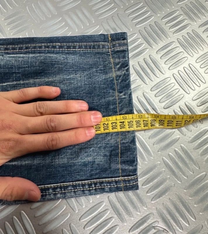 Vintage Flared Oniarai Hip Hop Japanese Jeans 00s