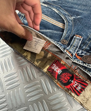 Vintage Flared Oniarai Hip Hop Japanese Jeans 00s