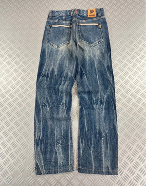 Vintage Flared Oniarai Hip Hop Japanese Jeans 00s