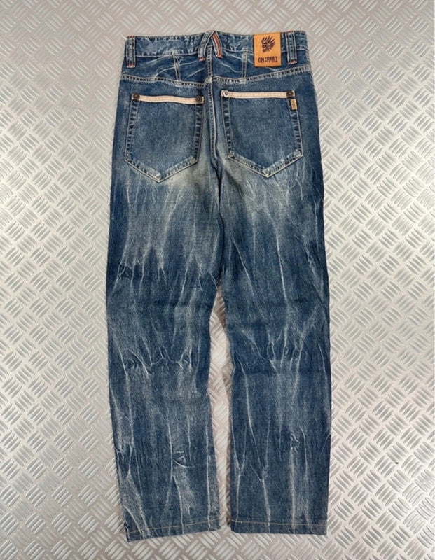 Vintage Flared Oniarai Hip Hop Japanese Jeans 00s