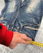 Vintage Flared Oniarai Hip Hop Japanese Jeans 00s