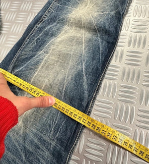 Vintage Flared Oniarai Hip Hop Japanese Jeans 00s