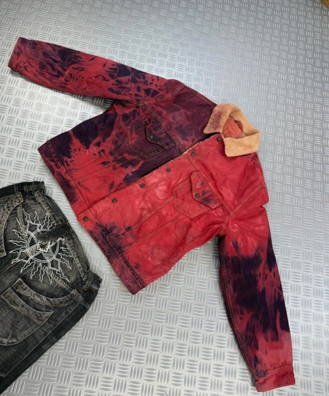 Vintage Levis Bombardier Bomber Jacket 2000s Handmade boxy fit unique pièce