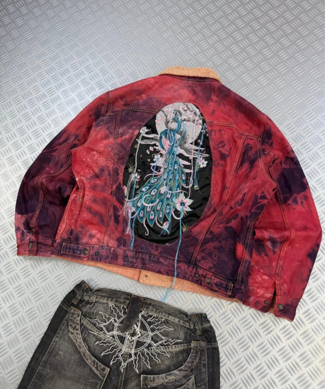 Vintage Levis Bombardier Bomber Jacket 2000s Handmade boxy fit unique pièce