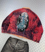 Vintage Levis Bombardier Bomber Jacket 2000s Handmade boxy fit unique pièce