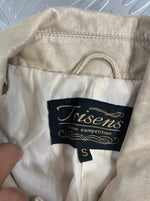 Leather Bomber Jacket Vintage Suède 90s boxy fit