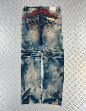Vintage Flared y2k Hip hop Japanese jeans 2000s