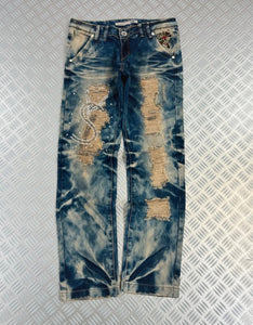 Vintage Flared y2k Hip hop Japanese jeans 2000s