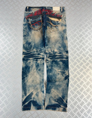 Vintage Flared y2k Hip hop Japanese jeans 2000s