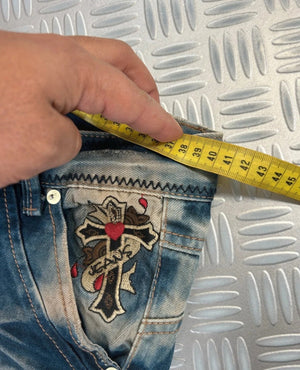 Vintage Flared y2k Hip hop Japanese jeans 2000s