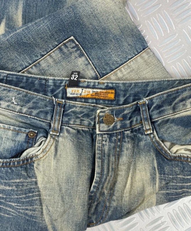 Vintage t2x y2k Hip hop Baggy jeans Flared 2000s