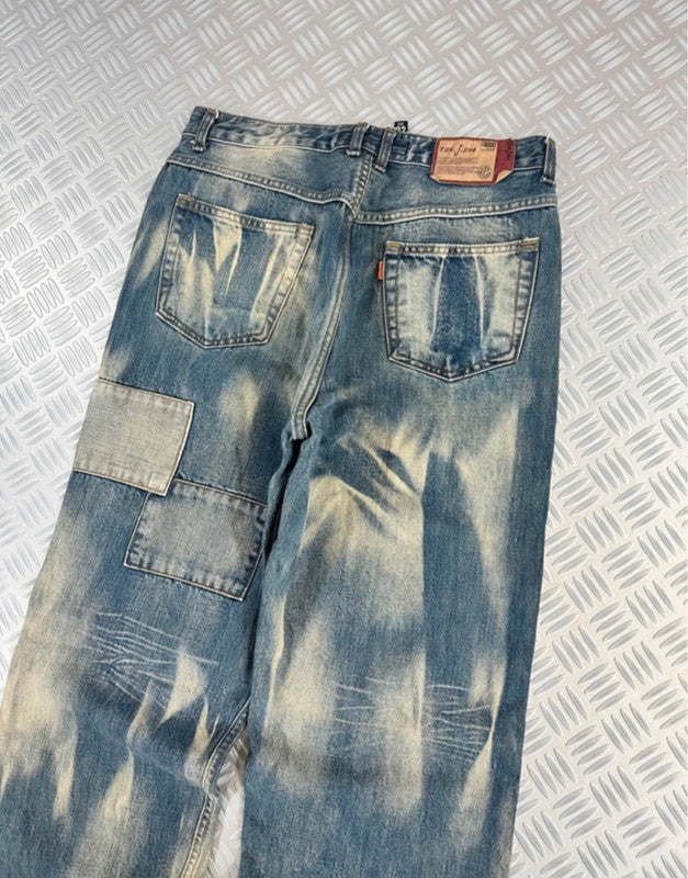 Vintage t2x y2k Hip hop Baggy jeans Flared 2000s