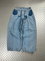 Handmade baggy balloon jeans Japanese workwear style 2000's