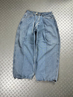 Handmade baggy balloon jeans Japanese workwear style 2000's