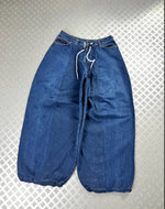 Vintage Hip Hop y2k Super Baggy Balloon Jeans 2000s Japanese style